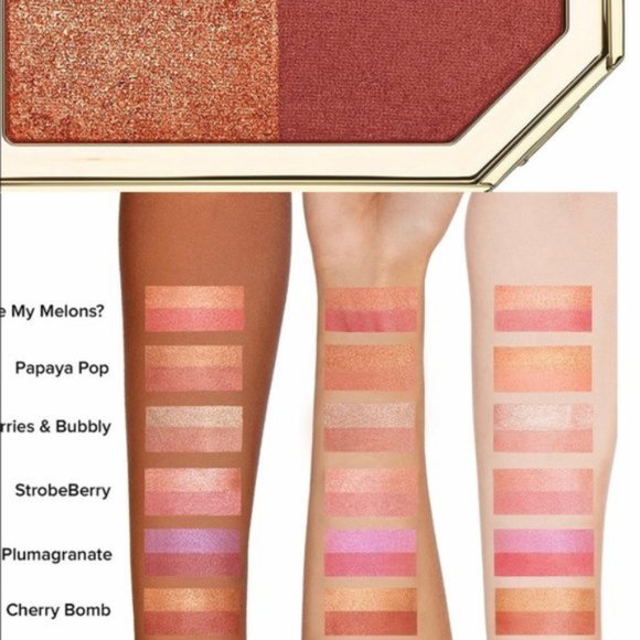 Too Faced Fruit Cocktail Blush Duo NWT in PAPAYA POP - Picture 5 of 10